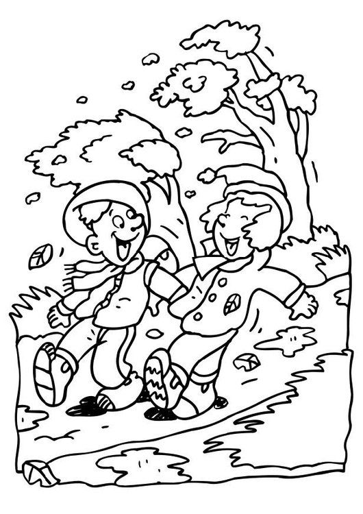 530x750 Windy Day Coloring Pages