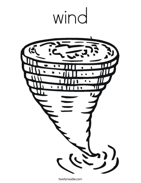 468x605 Wind Coloring Page