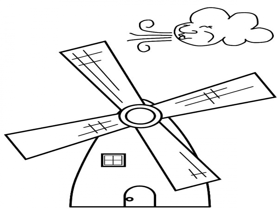 1152x864 Wind Coloring Pages Power Windmills Batch