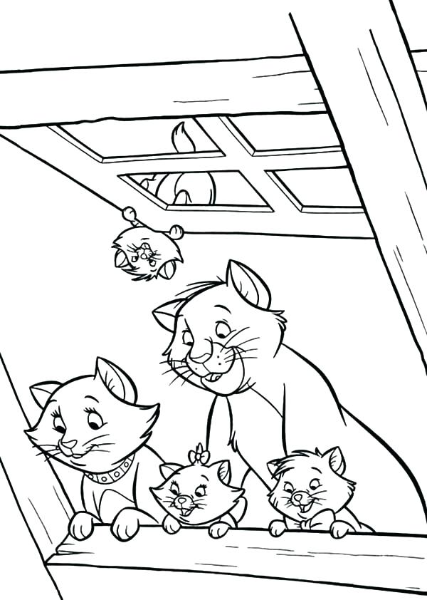 600x842 Window Coloring Page Coloring Page The Peek From Window Coloring