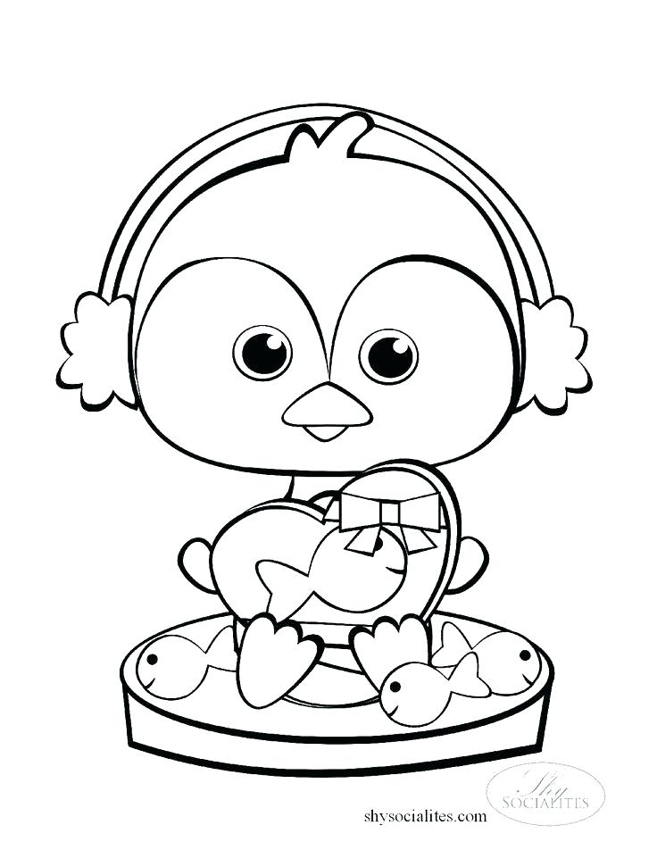 736x952 Cute Penguin Coloring Pages Baby Penguin Coloring Pages Windy Day