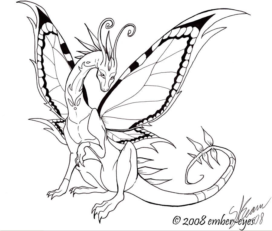 899x764 Cat Wings Coloring Pages