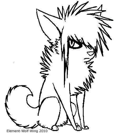 441x512 Wolf Pup Coloring Pages Scene Puppy Base By Shark Bites On Shark
