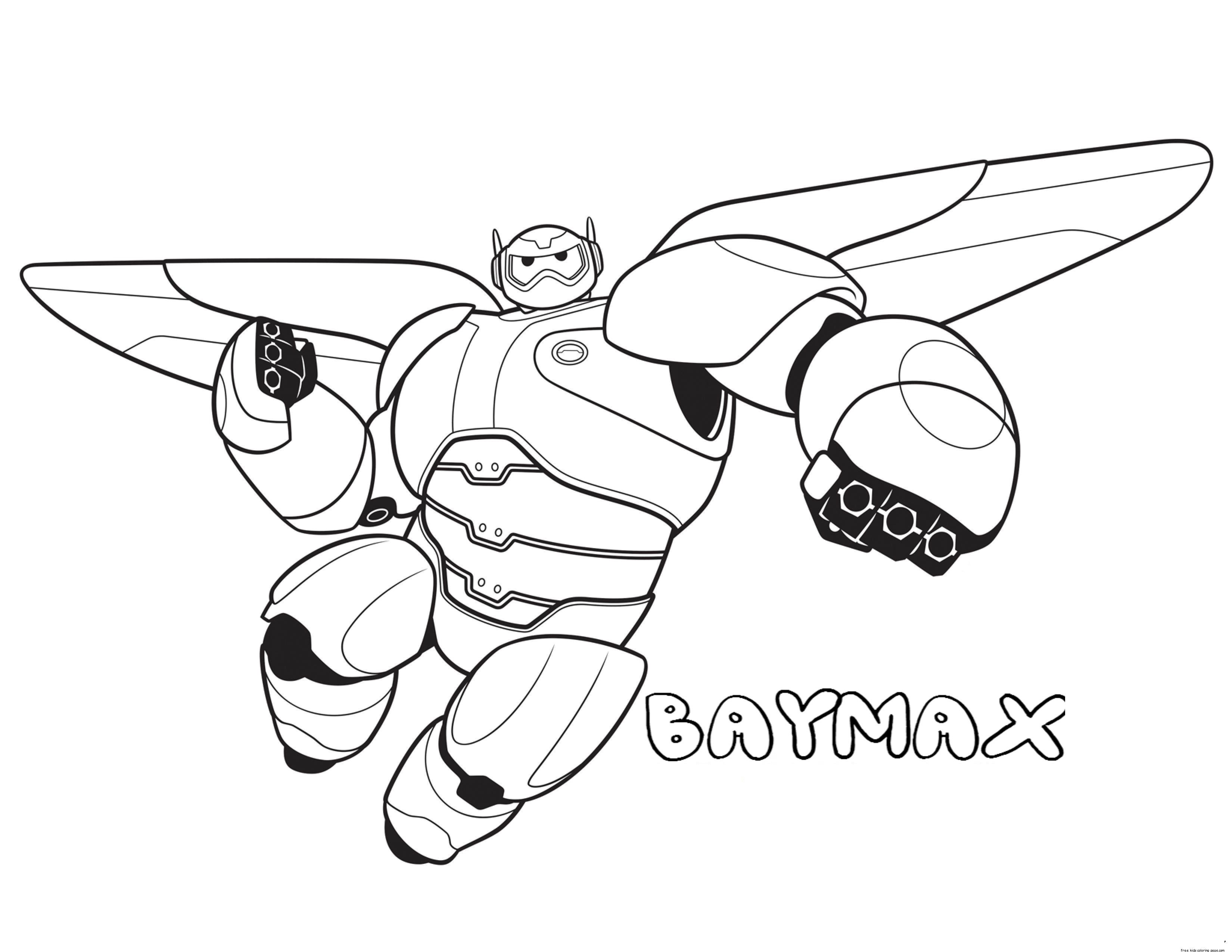 3300x2550 Astonishing Printablebigherobaymaxcoloringpagesforkids For Winged