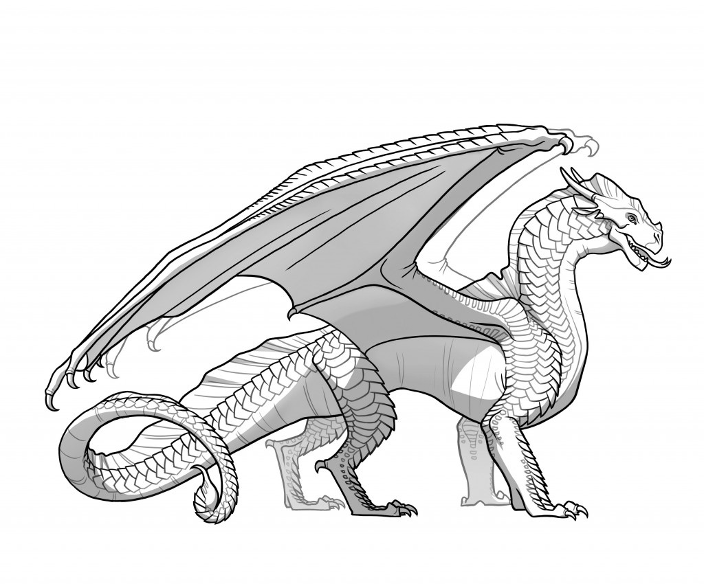 1024x853 Wings Of Fire Nightwing Coloring Pages
