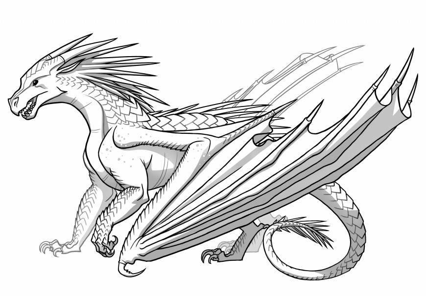 870x606 Icewing From Wings Of Fire Dragon