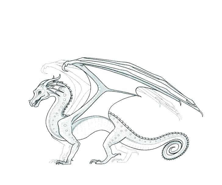 728x606 Wings Of Fire Seawing Wings Of Fire Nightwing Coloring Pages