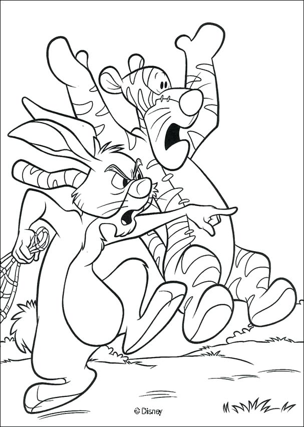 607x850 Pooh Coloring Pages The Pooh Coloring Pages Free Printable Free