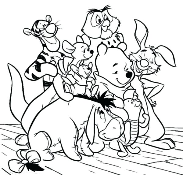 600x572 Winnie The Pooh Coloring Pages Last Updated Winnie The Pooh