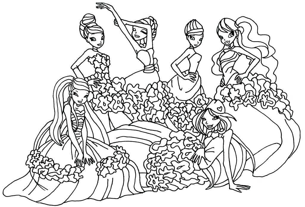 1024x695 The Winx Coloring Pages Winx Club Coloring Pages Sirenix Club 9 3
