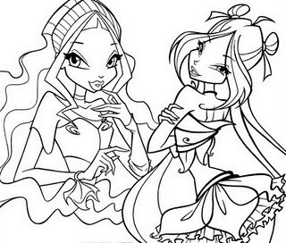 320x272 Winx Club Coloring Page 2807110