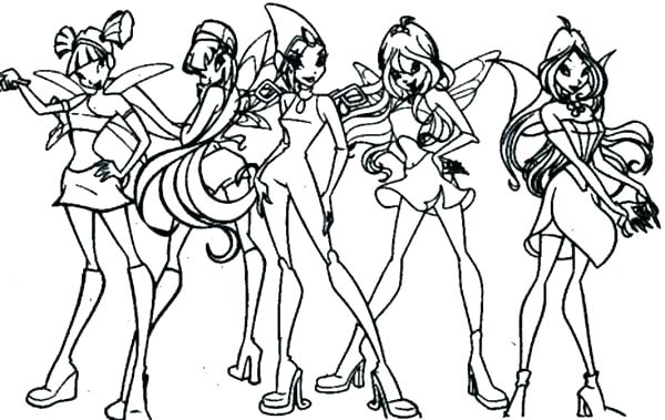 600x379 Winx Club Coloring Pages Games