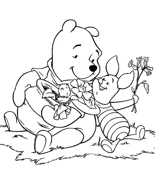 637x751 Pooh And Piglet Coloring Pages S Pooh Bear Piglet Coloring Pages