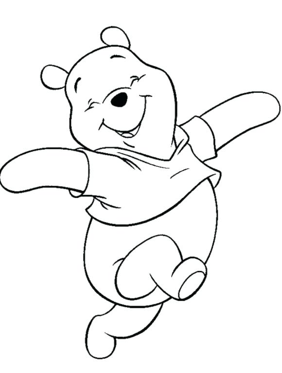 580x767 Winnie The Pooh Birthday Printable Coloring Pages Page