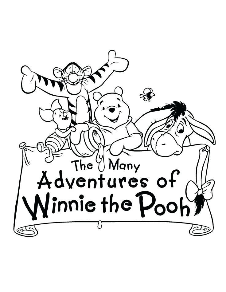 736x950 Coloring Winnie The Pooh Birthday Coloring Pages Baby Printable