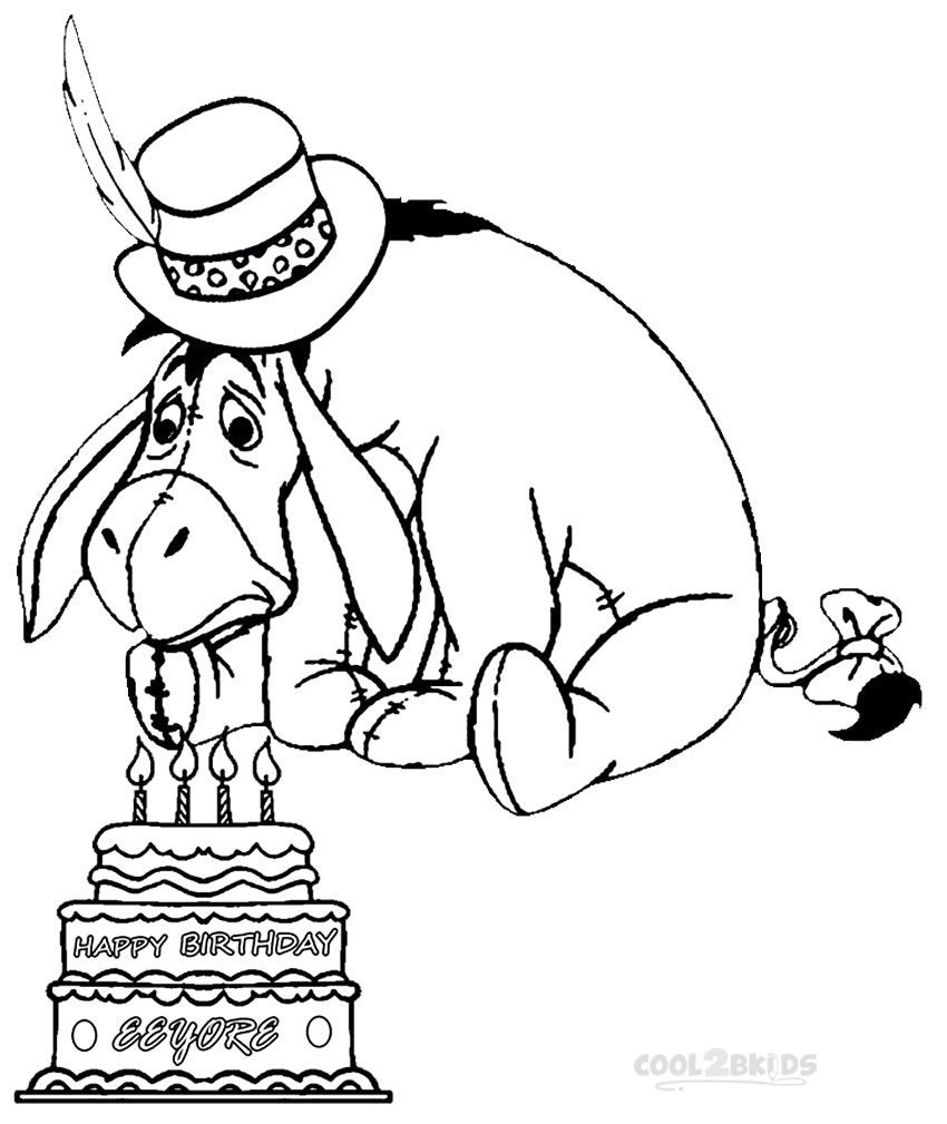 850x1009 Printable Eeyore Coloring Pages For Kids Cool2bkids, Winnie
