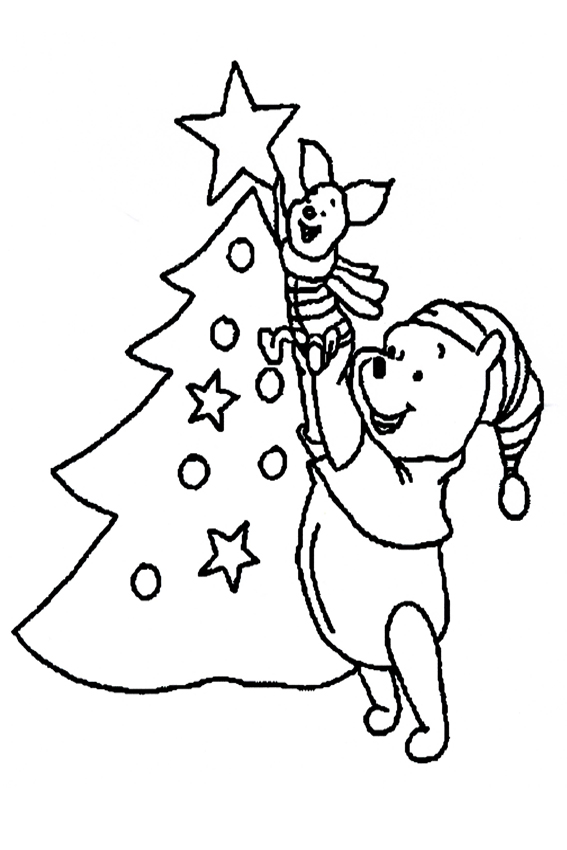 567x850 Christmas Coloring Pages Overview With Nice On Baby Winnie
