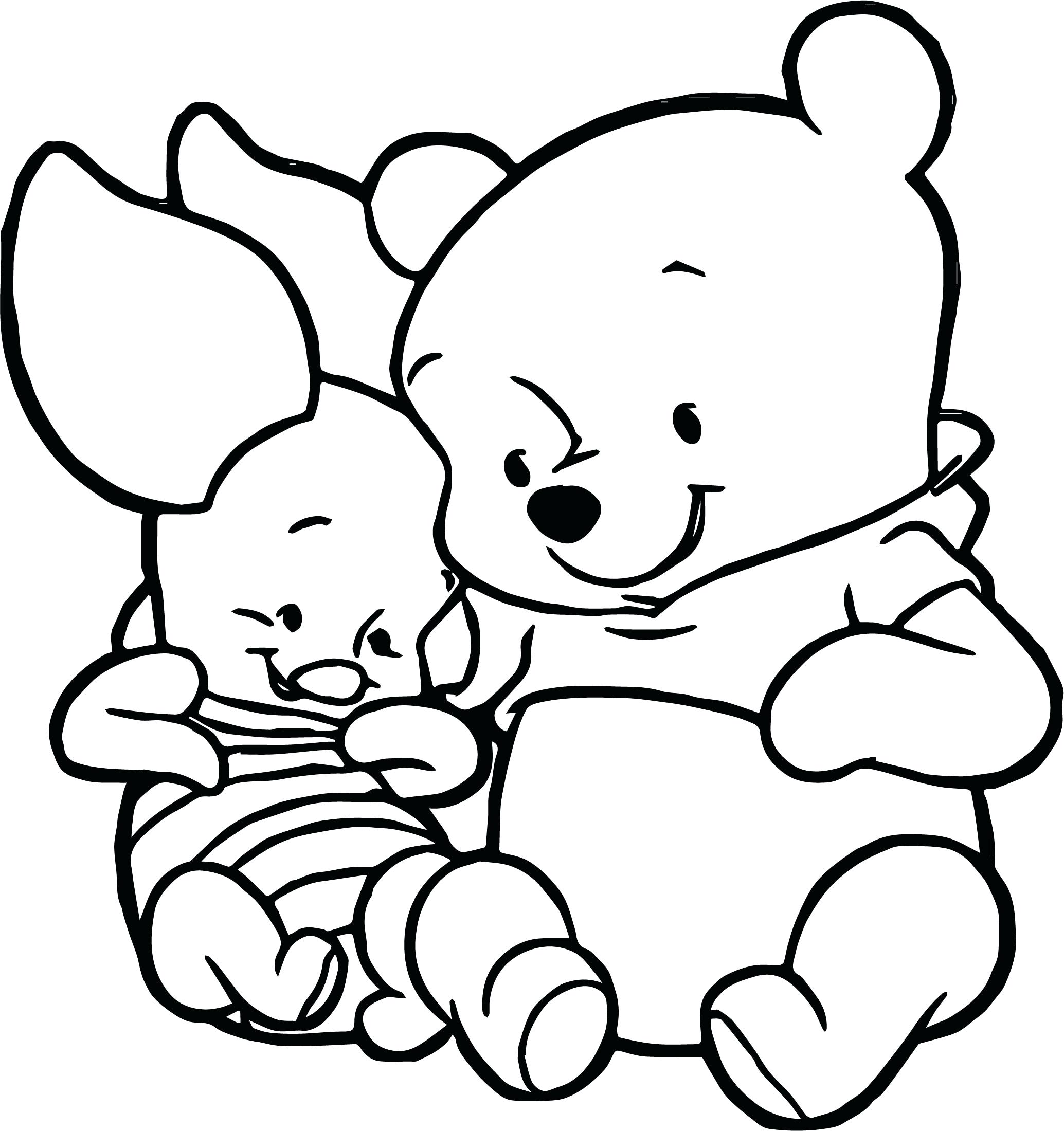 2069x2200 Baby Winnie The Pooh Coloring Pages Bloodbrothers Me In Cute