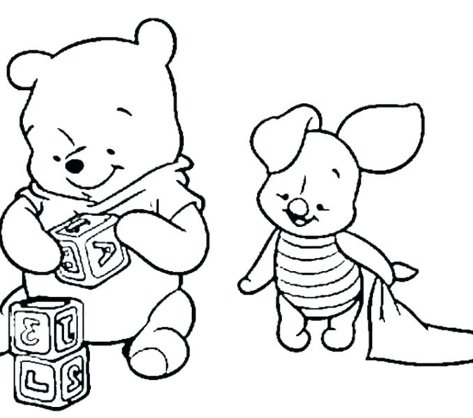 678x600 Winnie Pooh Coloring Pages