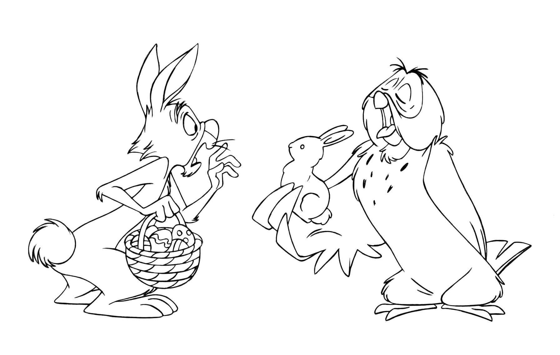 1792x1135 Free Winnie The Pooh Easter Coloring Pages