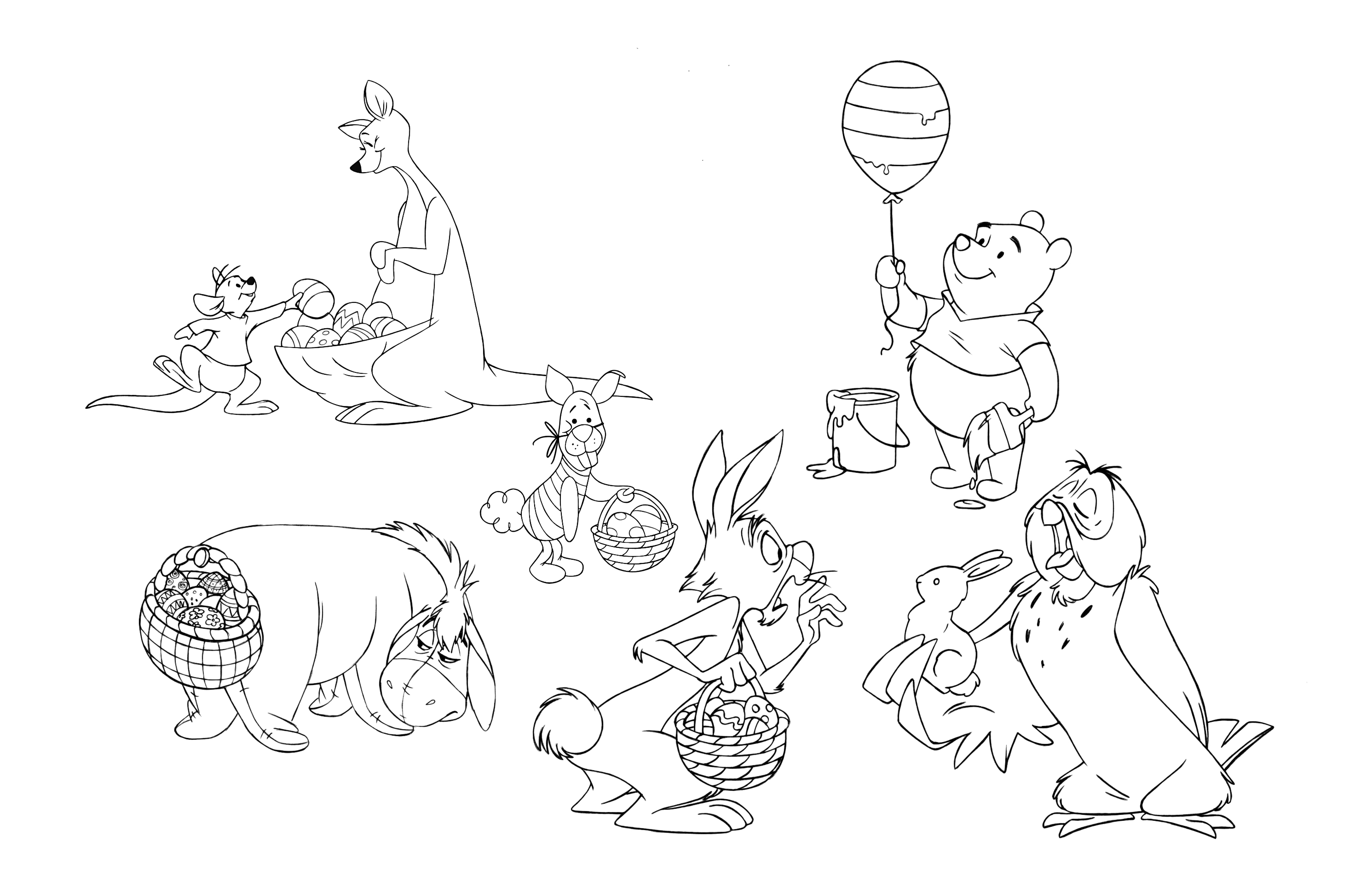 2982x1929 Celebrate Easter With Winnie The Pooh