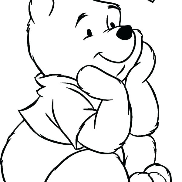 600x600 Winnie Pooh Coloring Pages Printable The Pooh Coloring Pages Pooh