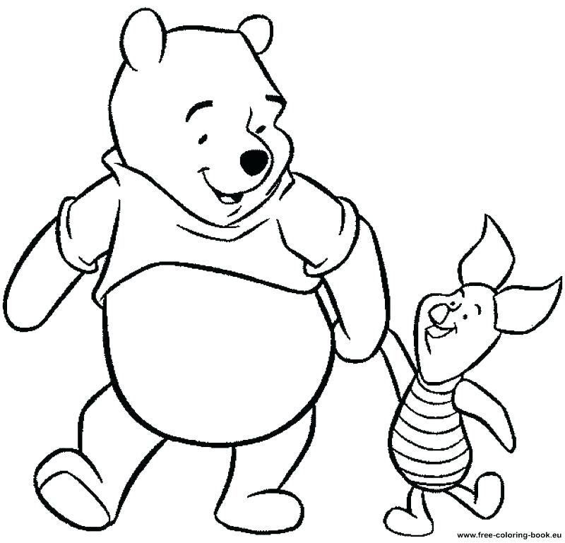 800x769 Winnie Pooh Coloring Pages The Pooh Coloring Pages Birthday Winnie
