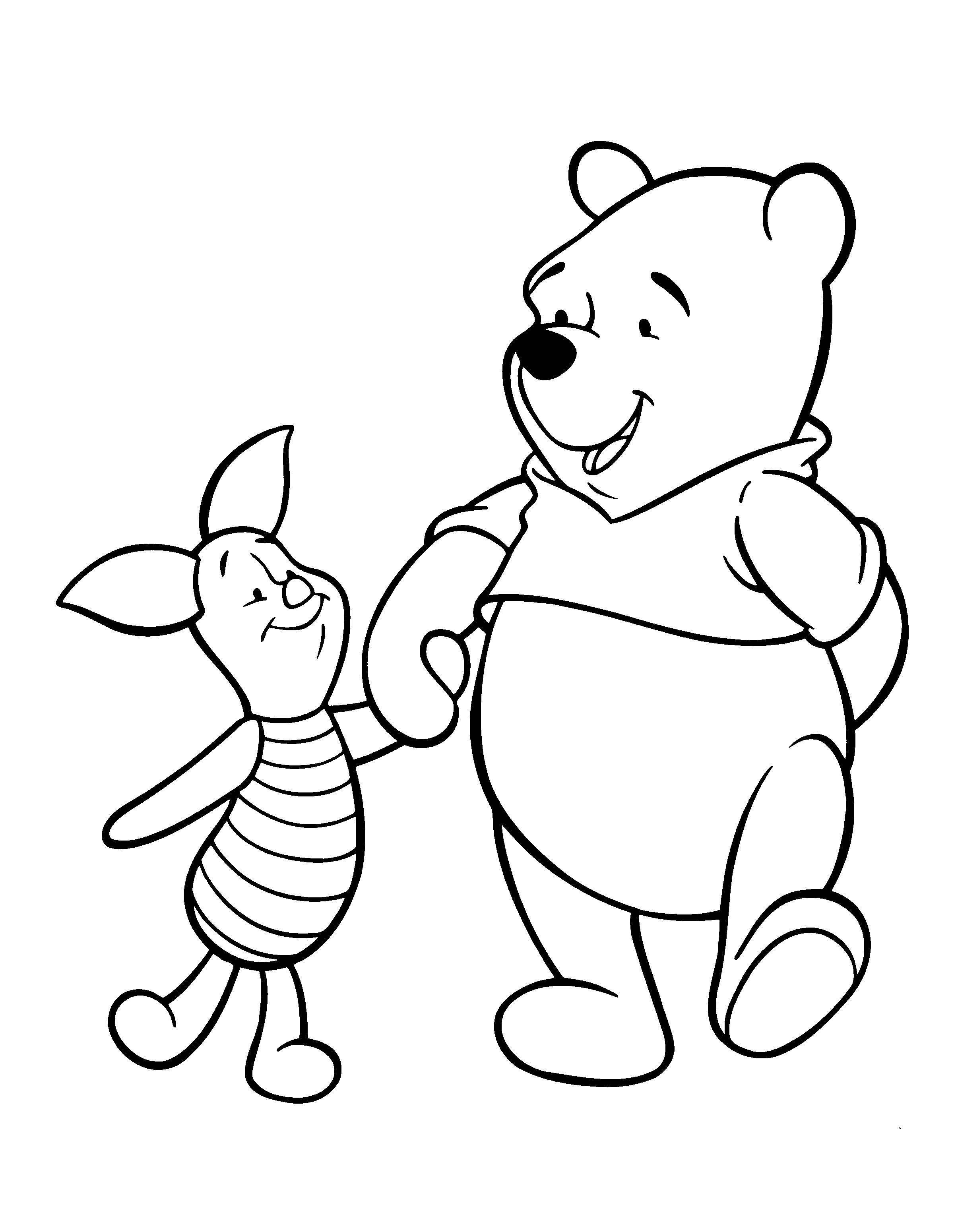2400x3100 New Fall Coloring Pages Winnie The Pooh And Piglet Autumn Coloring