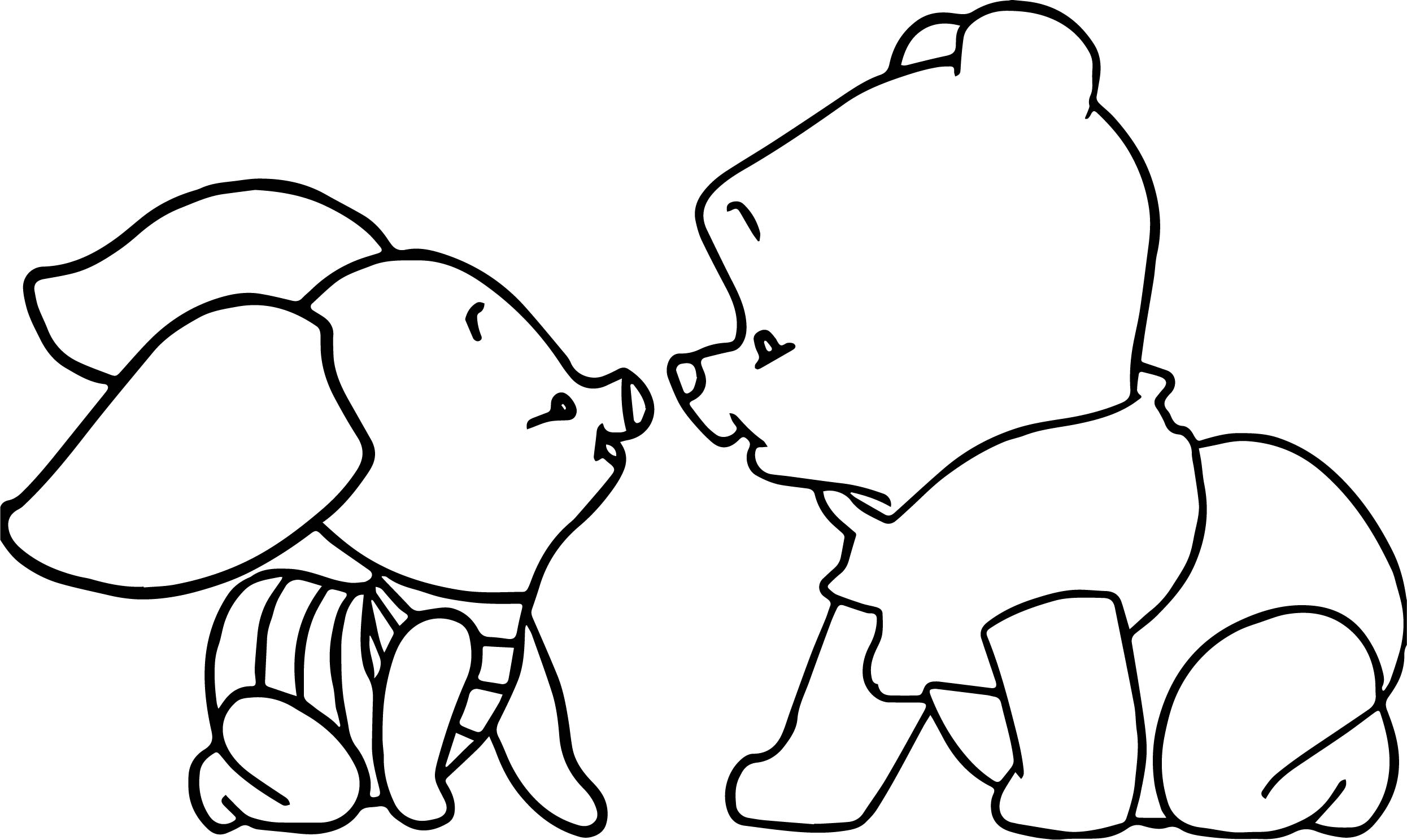 Winnie The Pooh Piglet Coloring Pages