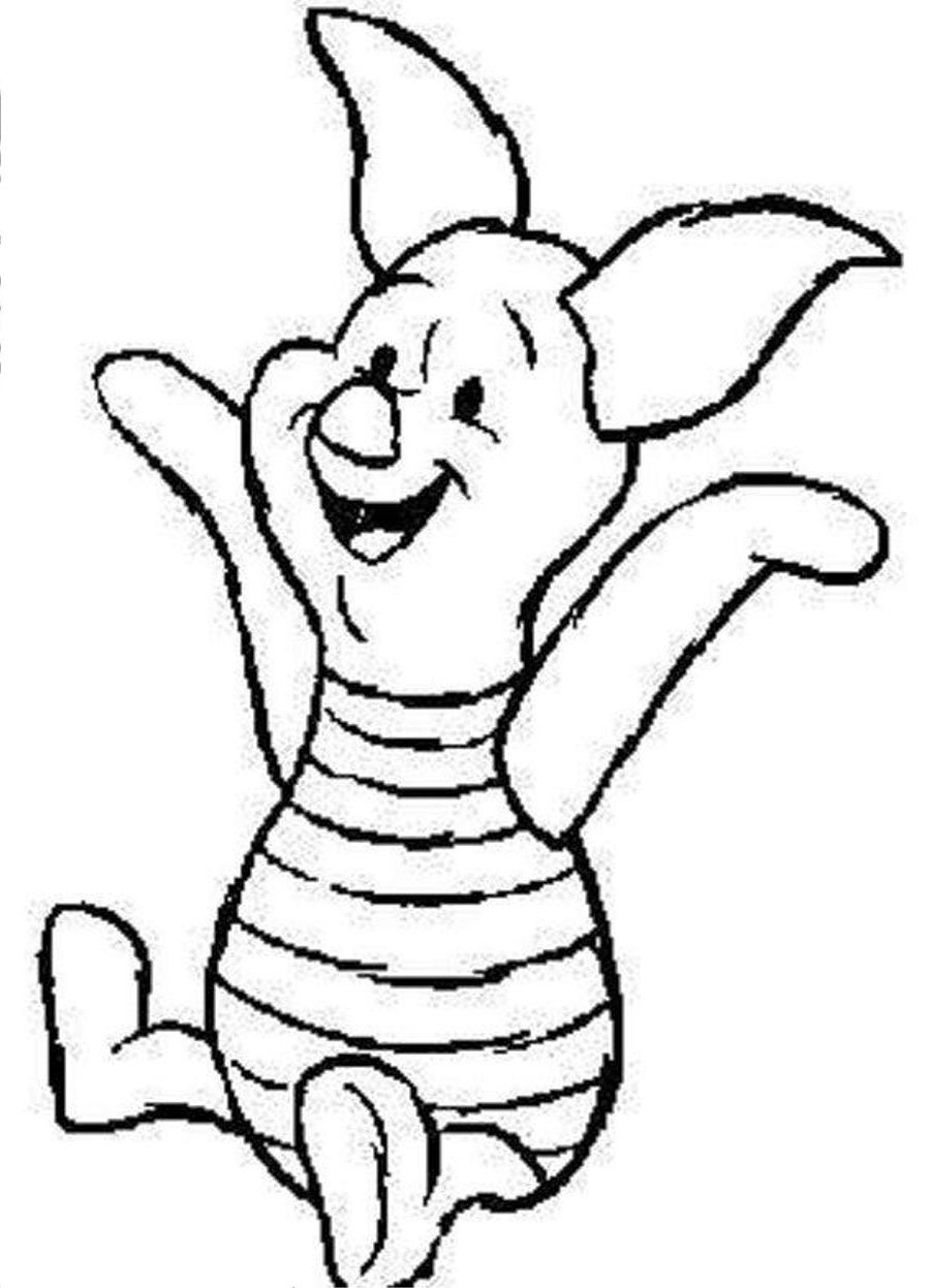 900x1247 Pooh And Piglet Drawing Baby Piglet Coloring Pages Winnie The Pooh