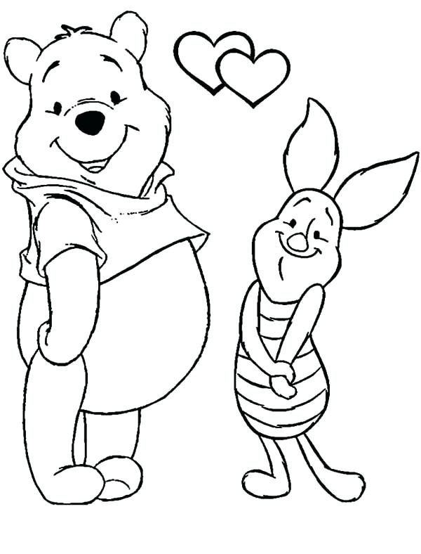 600x788 Winnie The Pooh And Piglet Coloring Pages The Pooh And Piglet