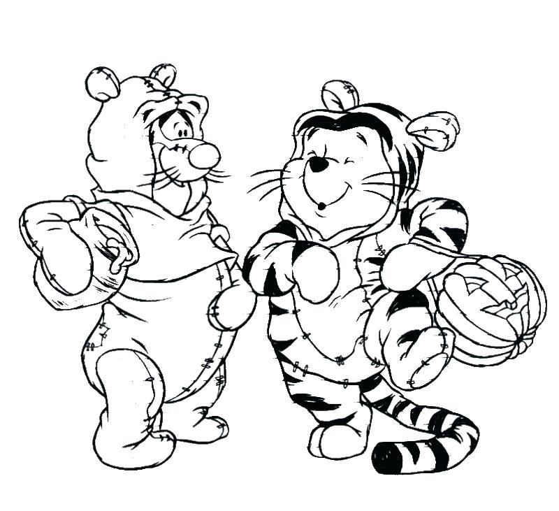 800x731 Winnie The Pooh And Friends Coloring Pages Free Printable Coloring
