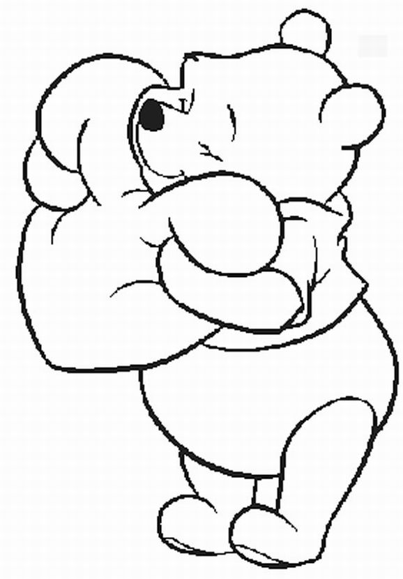 578x830 Winnie The Pooh Coloring Pages