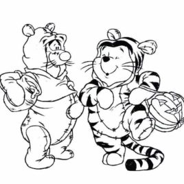 268x268 Winnie The Pooh Thanksgiving Coloring Pages 03 Coloring Kids