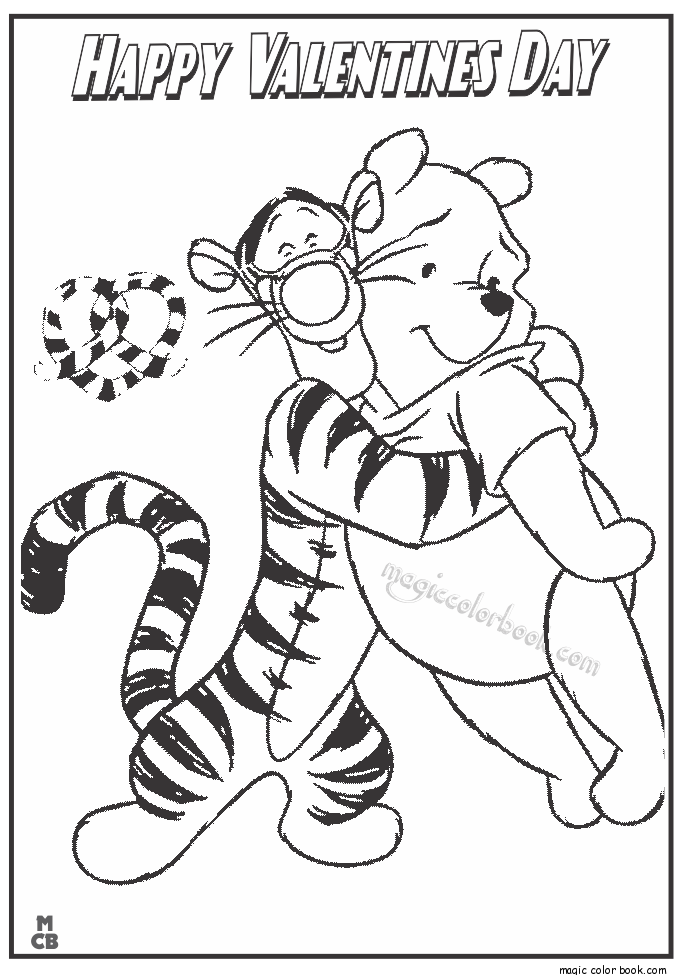 685x975 Valentines Day Coloring Pages Winniet The Pooh 05