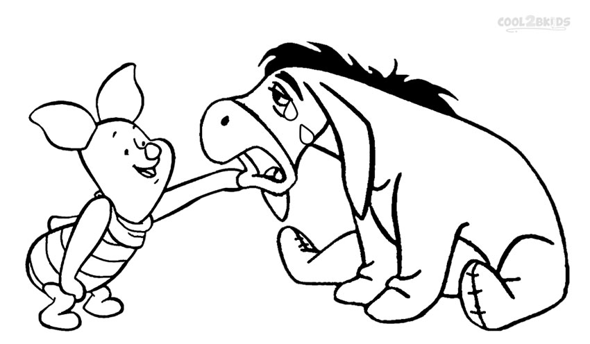 850x496 Printable Eeyore Coloring Pages For Kids Cool2bkids