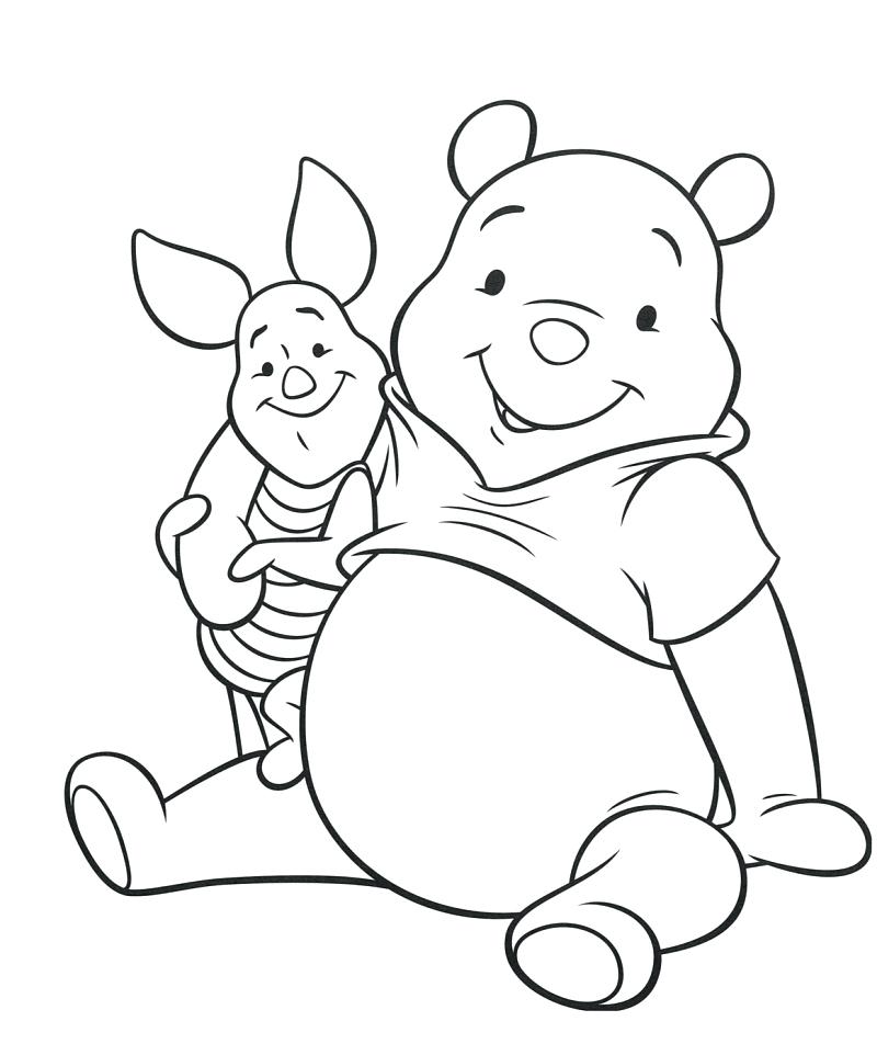 800x952 Winnie The Pooh Winter Coloring Pages Archives Magic Color Book