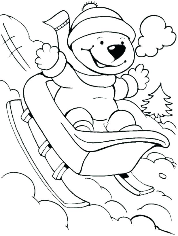 618x819 Winter Animals Coloring Pages Winter Animals Coloring Pages Winter