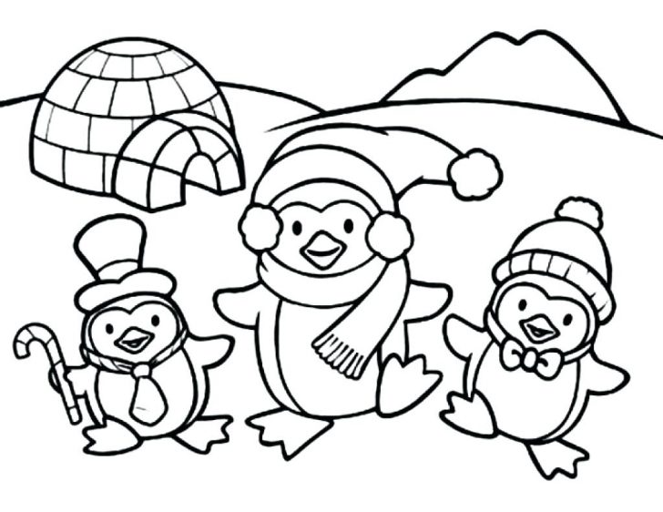 728x562 Coloring Pages For Kids Online Winter Animals Bunny Animal Page