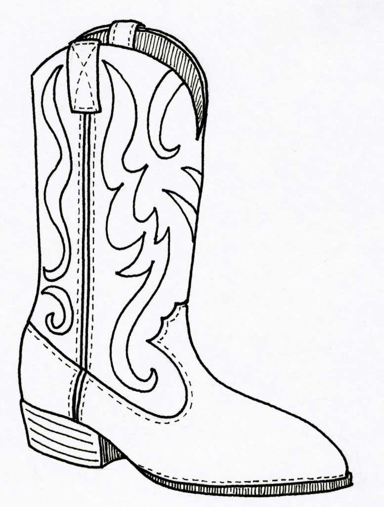 777x1024 Rain Boots Coloring Page Clipart Panda Free Pages For Kids Animals
