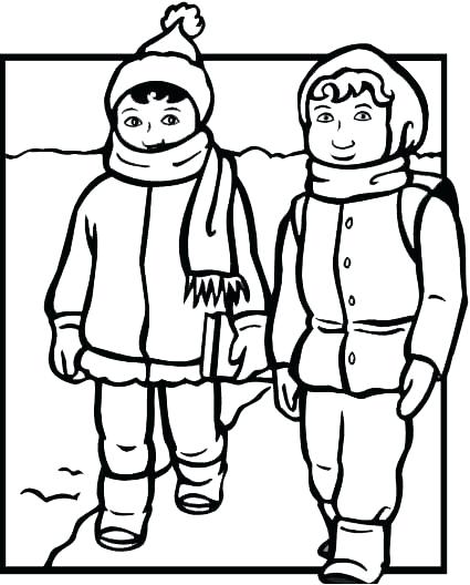 425x528 Luxury Winter Clothing Coloring Pages For Winter Clothes Coloring