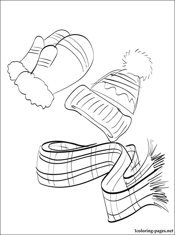 560x750 Winter Clothing Coloring Page Coloring Pages