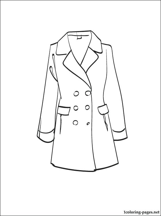 560x750 Winter Coat Coloring Page Coat Coloring Page To Print Out Coloring
