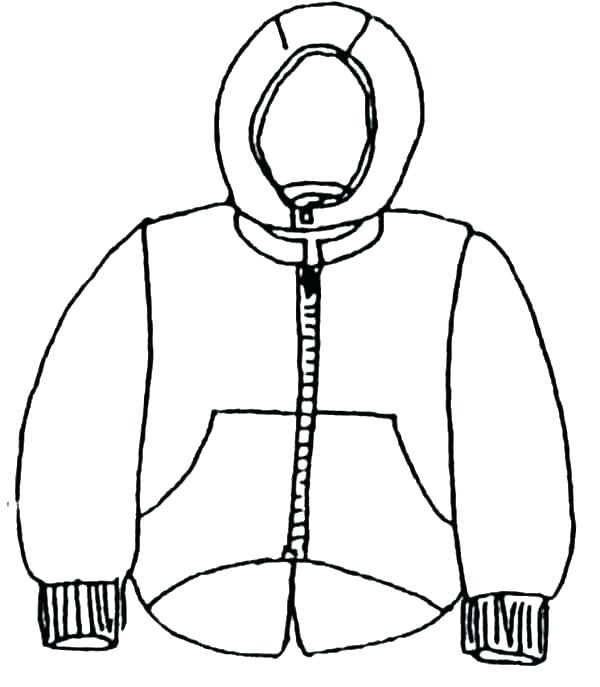 600x687 African Clothing Coloring Pages Clothing Coloring Page Coat Winter