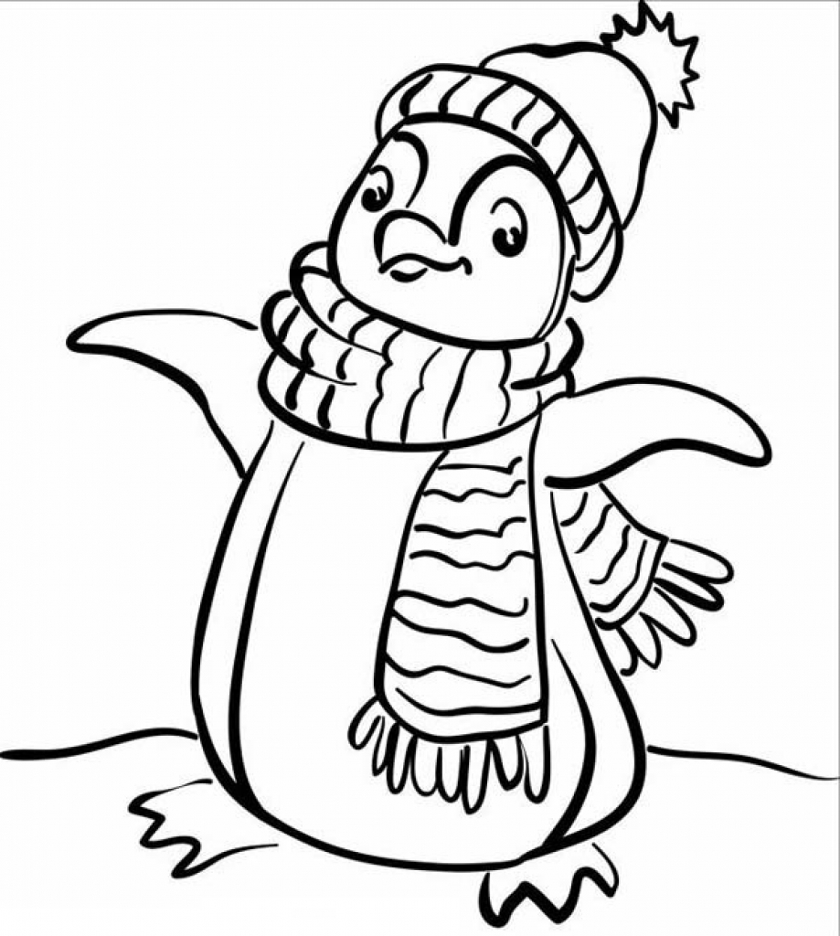 919x1024 Printable Winter Coloring Pages