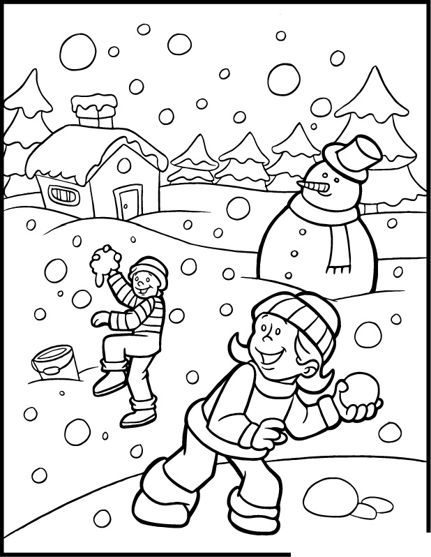 618x798 Free Winter Coloring Pages