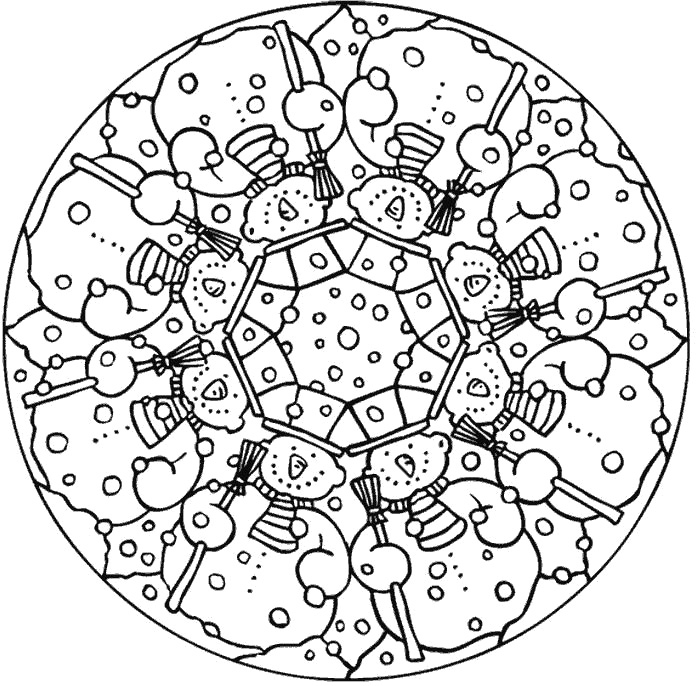 Winter Coloring Pages For Adults