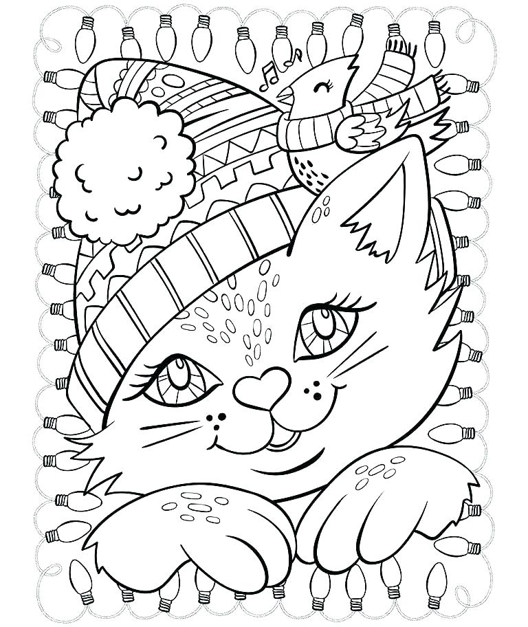 768x912 Winter Coloring Pages