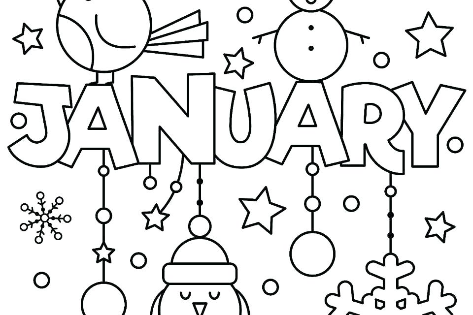 960x640 Coloring Pages For Coloring Pages For Coloring Page Winter