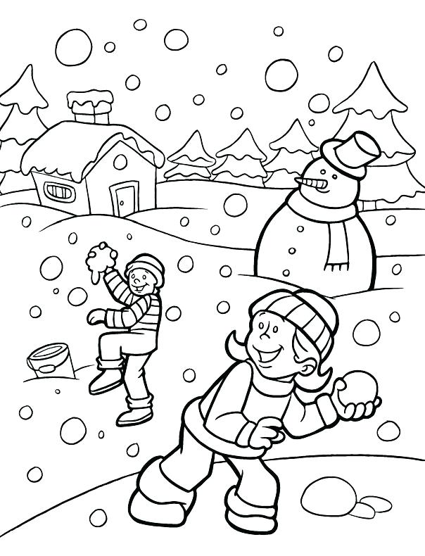 604x790 Coloring Pages For Winter Free Coloring Pages Winter Coloring